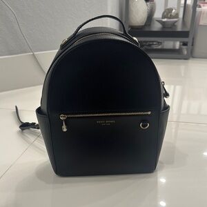 Henri Bendel Black Minimalist Backpack